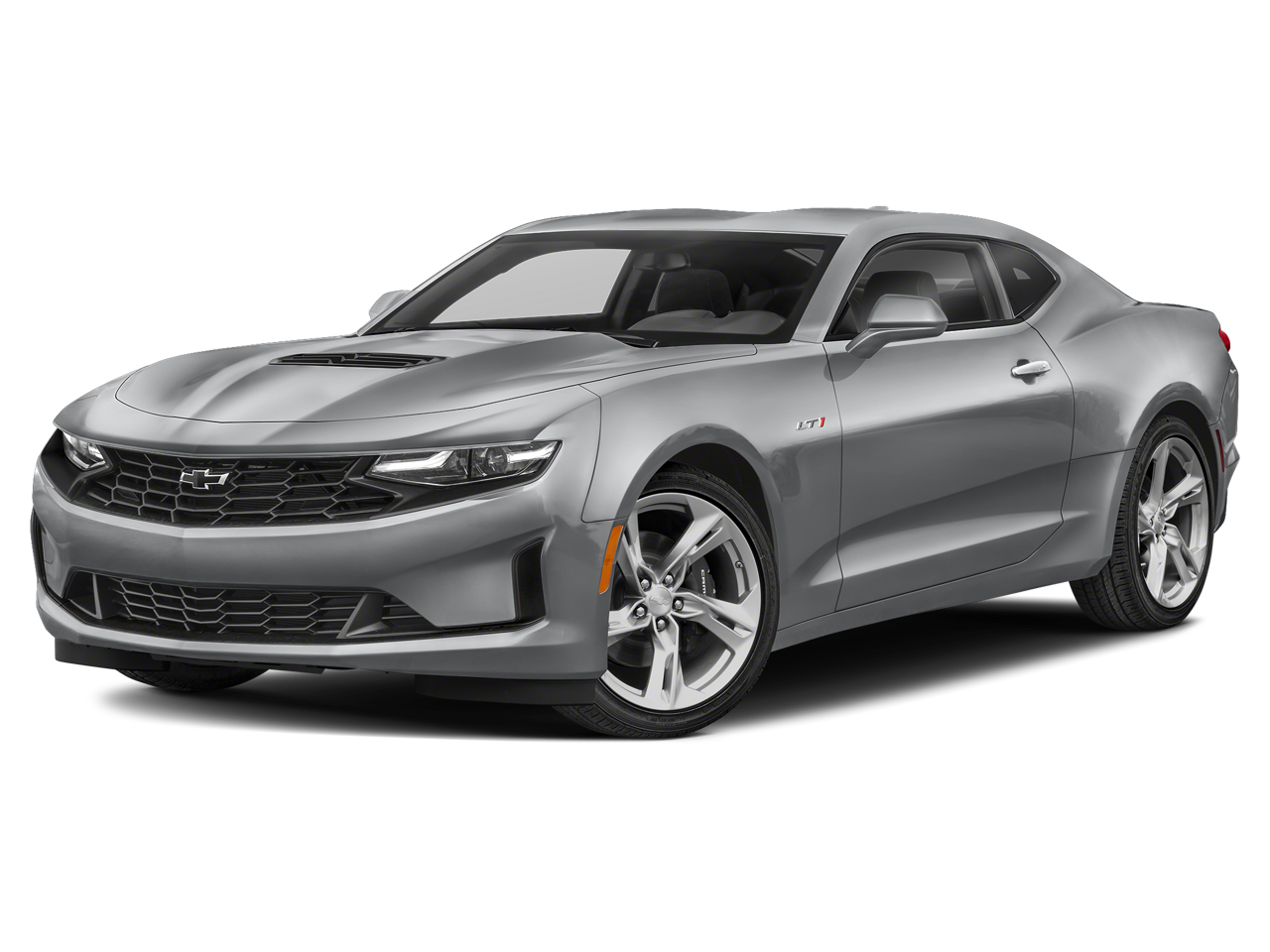 2023 Chevrolet Camaro LT1 in Sharkskin Metallic — front three-quarter view