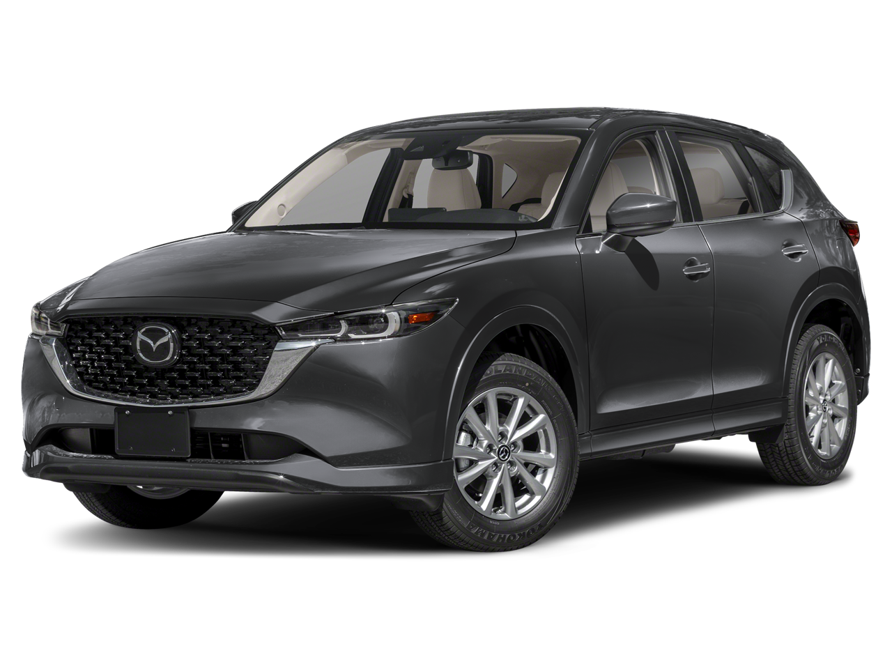 2025 Mazda Mazda CX-5 2.5 S Preferred Package in Machine Gray Metallic — front three-quarter view