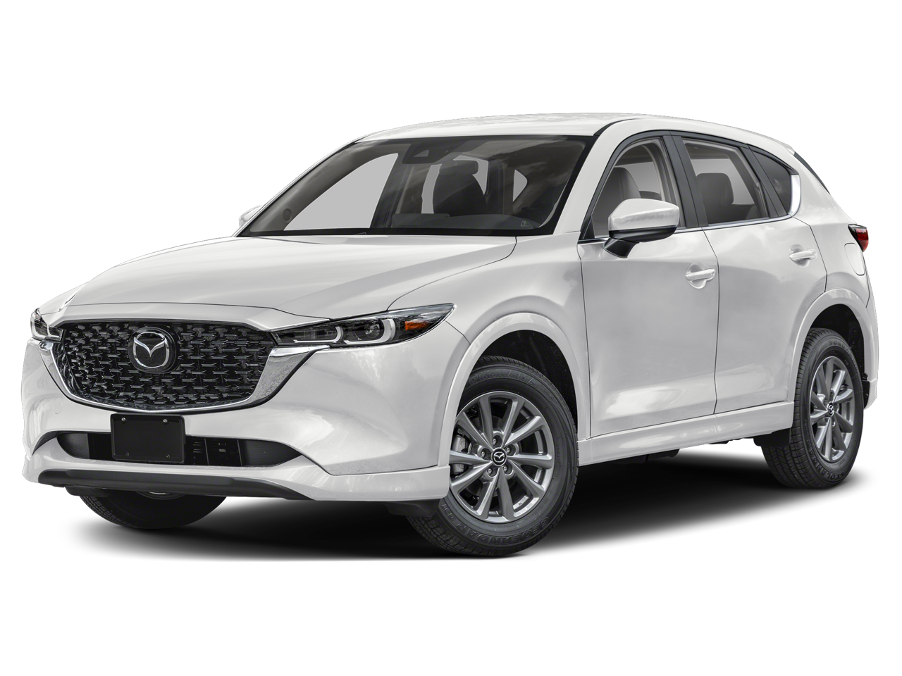 2025 Mazda Mazda CX-5 2.5 S Select Package in Rhodium White Metallic — front three-quarter view