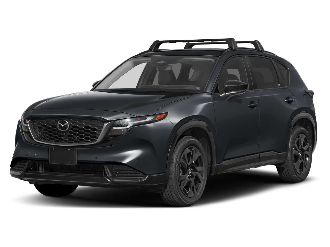 2026 Mazda Mazda CX-5 2.5 S Premium Plus in Jet Black Mica — front three-quarter view