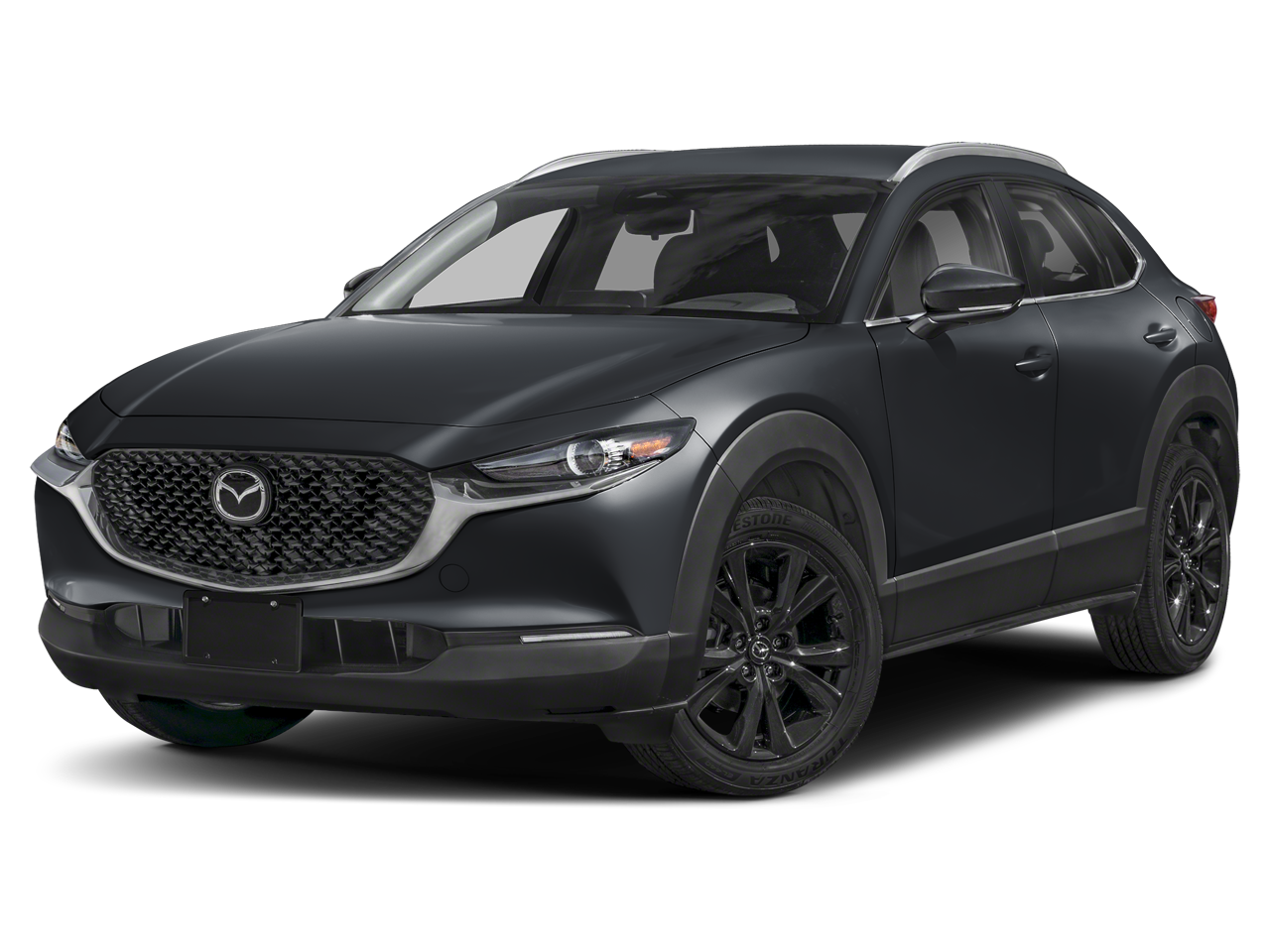 2026 Mazda Mazda CX-30 2.5 S Select Sport in Jet Black Mica — front three-quarter view